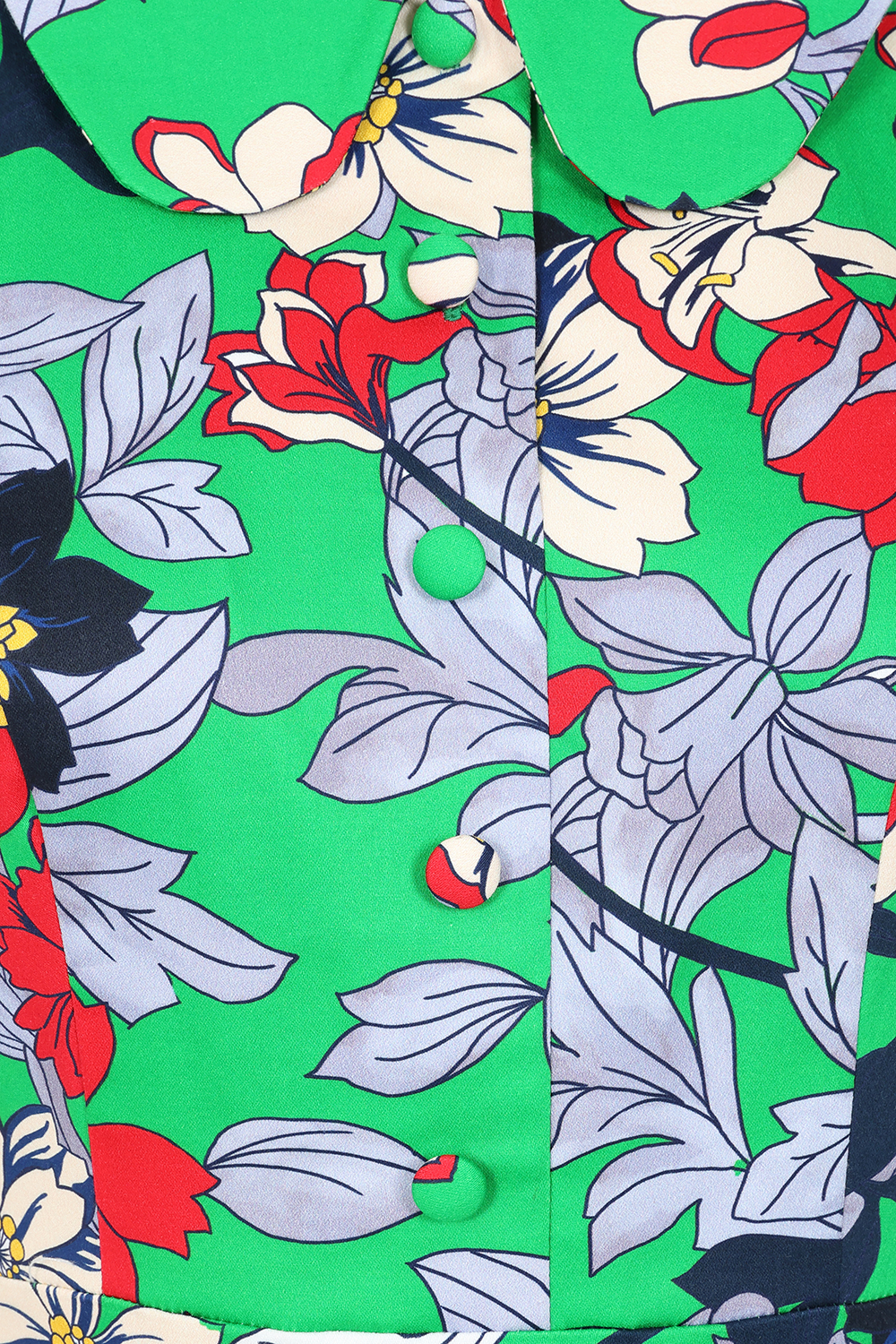 Emerald Botanica Swing Dress